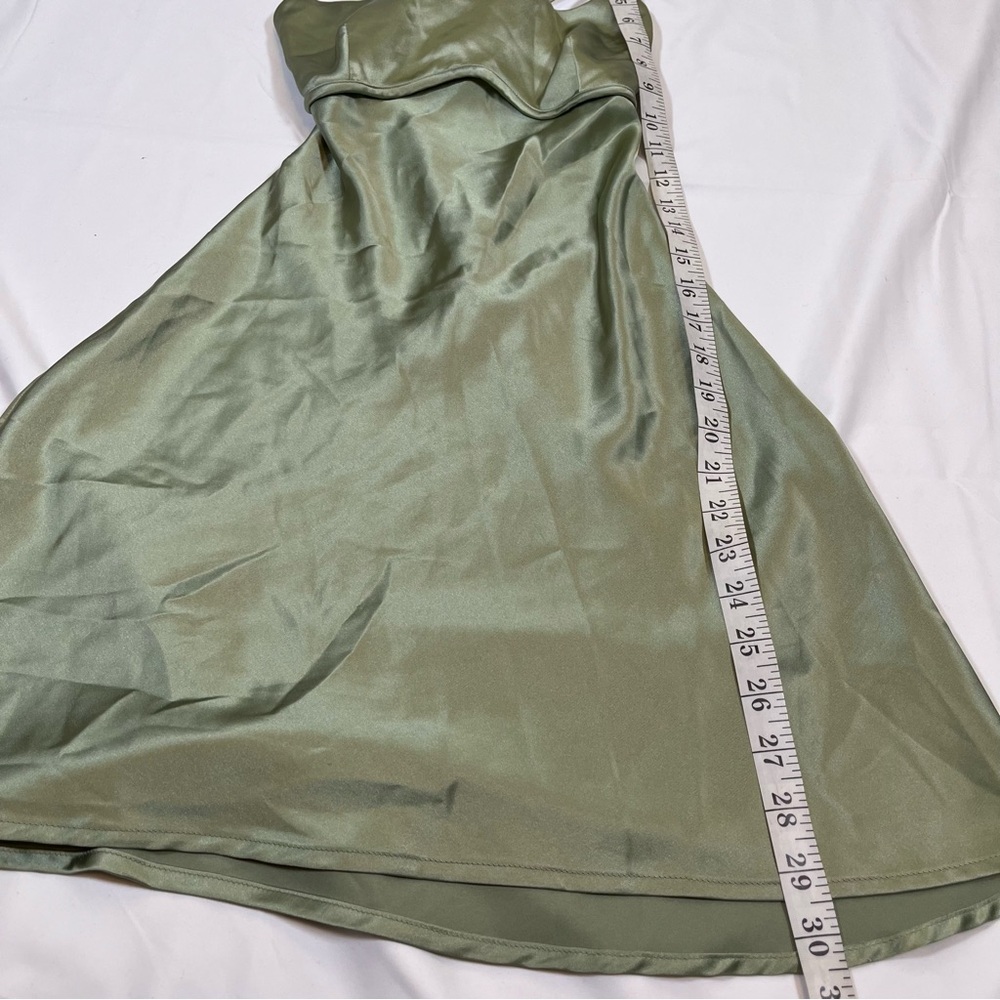 Princess Polly Sage Green Mini Dress - Picture 6 of 8